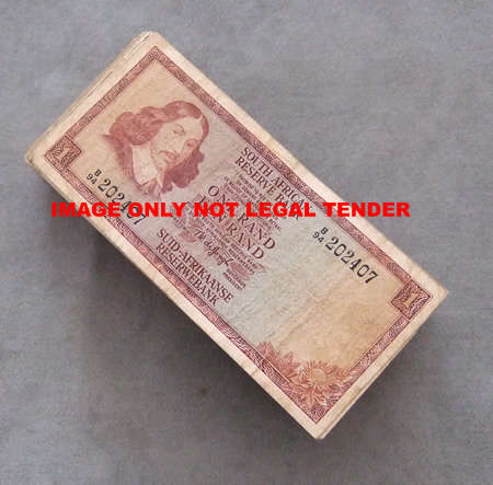 *Bulk Buy* 100 R1 Notes from 1973-1975
