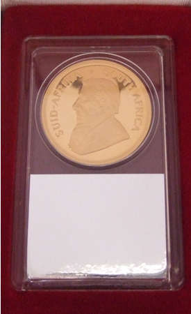 1979 1 oz Kruger Rand SAGCE Point Value 102 in Slab & Box