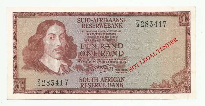 **REPLACEMENT**   G.RISSIK, 2ND ISSUE 1 RAND Z3, EF