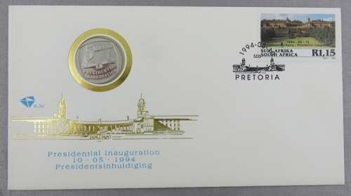 Presidential Inauguration Proof Five Rand R5 Scarce*No Steps* FDC Set