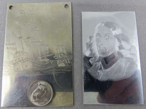 South Africa Printing Plates for the Rissik R10 Ten Rand Note