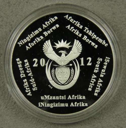 South Africa Proof Silver R2 1 Ounce Gautrain 2012