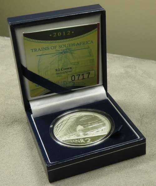 South Africa Proof Silver R2 1 Ounce Gautrain 2012