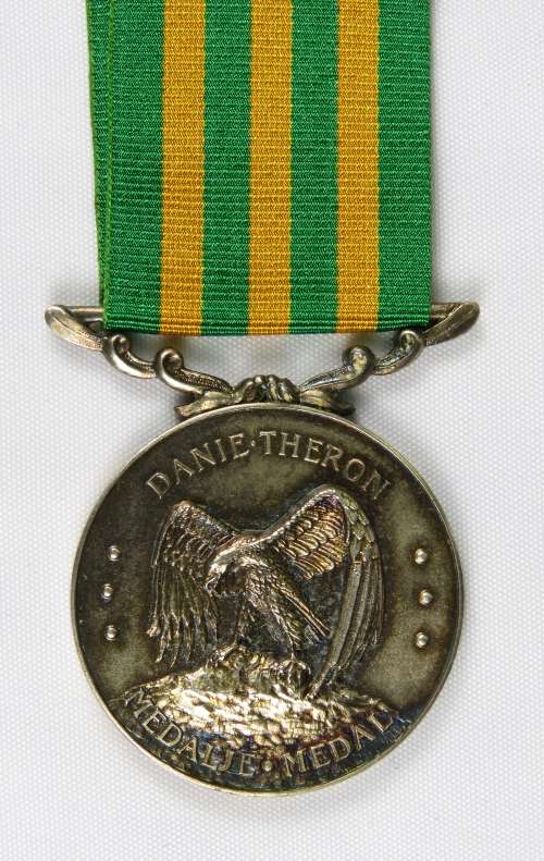 Danie Theron Silver Medal (Number 289) Full Size