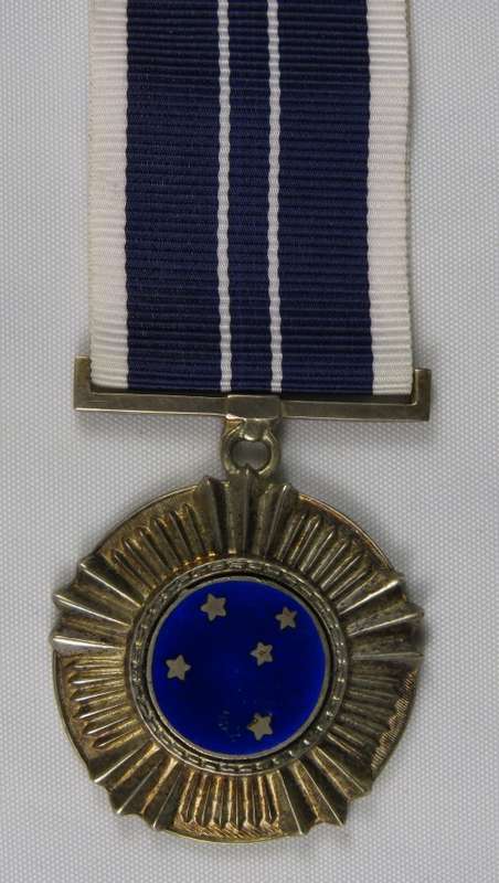 Southern Cross Medal Silver Number 3707 Full Size