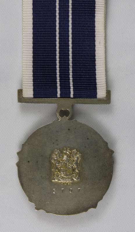 Southern Cross Medal Silver Number 3707 Full Size