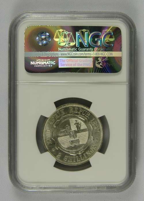 ZAR Kruger 1897 2 Shillings NGC MS63
