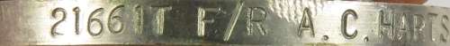 Rhodesia GSM 21661T F/R A. C. Hartshorne