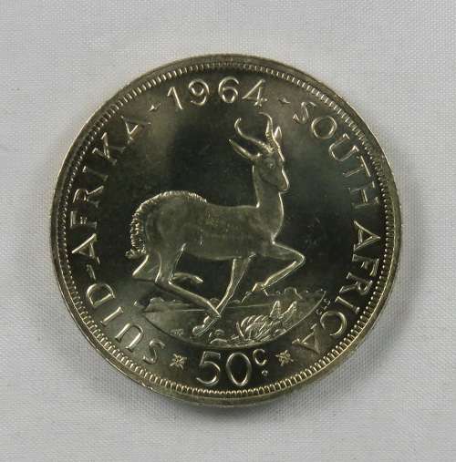 South Africa 50 Cent 1964 Proof