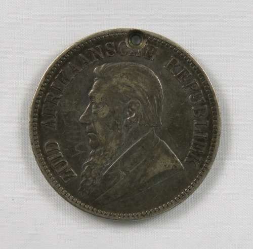 Filler, ZAR Kruger 5 Shillings Double Shaft (Holed)