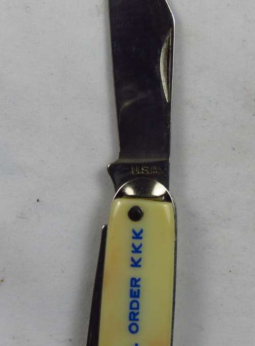 Vintage Loyal Order KKK Pocket Knife
