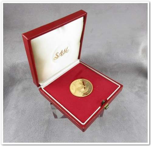 PROOF FROSTED 1969 1OZ GOLD KRUGERRAND