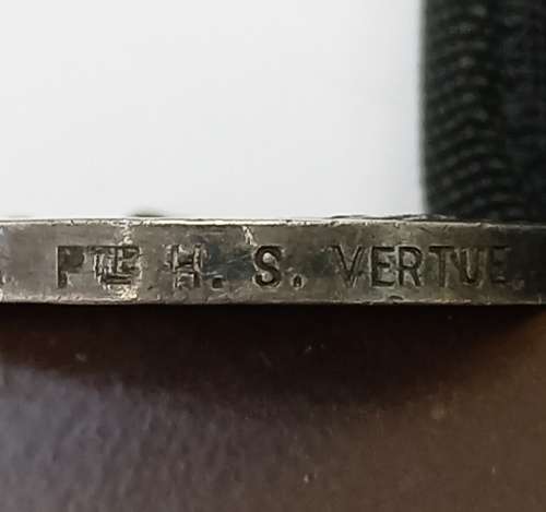 QSA Medal, Pte H.S. Vertue, Griquatown Defence Corps