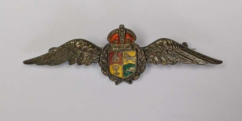 WW2 Sterling Silver WW2 Wings Brooch