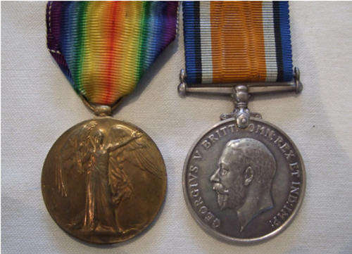 South Africa WW1 Pair Pte W. Jones 5th S.A.I.