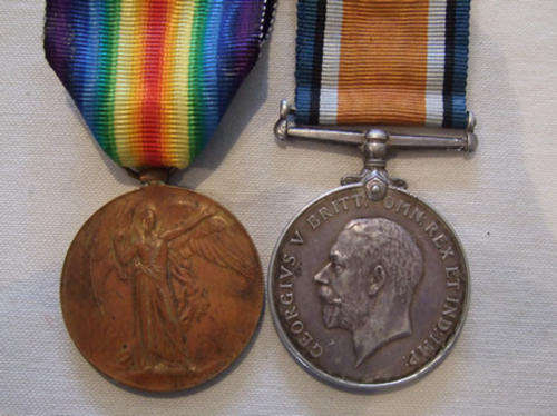 South Africa WW1 Pair Pte H.F. Harris 3rd S.A.I.
