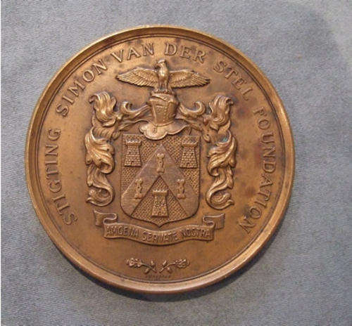 Large Bronze "Stigting Simon Van Der Stel Foundation Medal