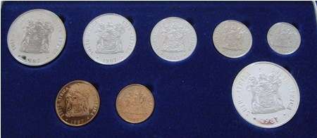 South Africa Short Proof Set 1987 In SAM Box