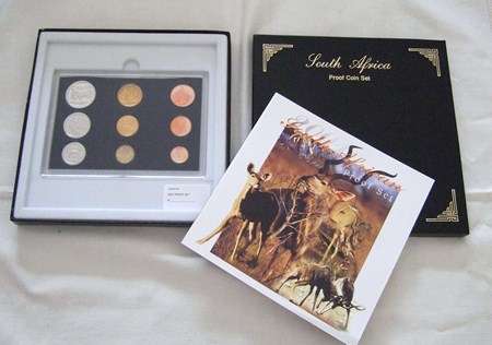 South Africa 2001 Proof Set In Original Box