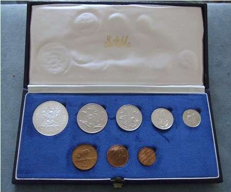 South Africa Short Proof Set 1977 In SAM Box