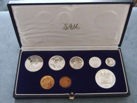South Africa Short Proof Set 1984 In SAM Box