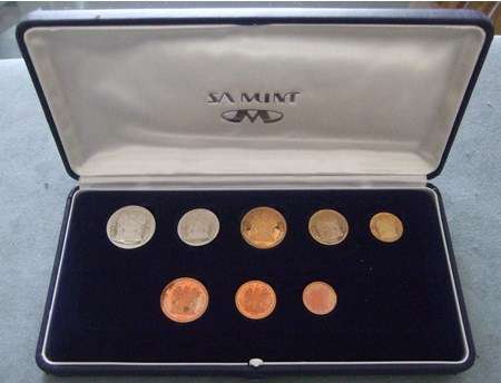 South Africa Short Proof Set 1993 In SAM Box