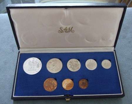 South Africa Short Proof Set 1980 In SAM Box