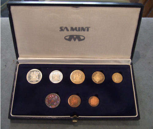 South Africa Short Proof Set 1992 In SAM Box