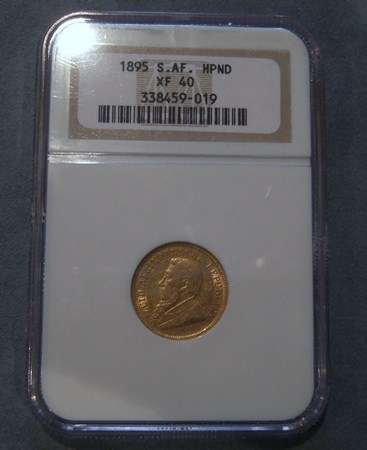 ZAR Kruger 1895 Half Pond NGC XF40