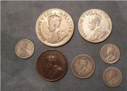 South Africa Collection of 1925 Coins