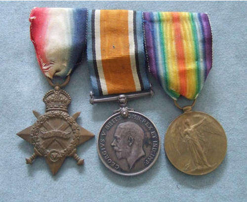 South Africa Rhodesia WW1 Trio H. Klemptner 1st Rhodesian Reg & SASC