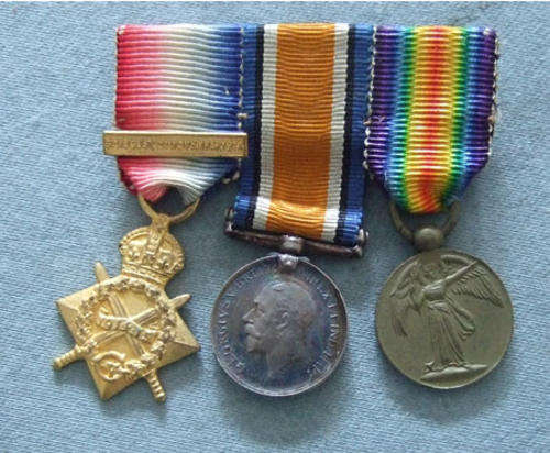 WW1 Trio 1914 (Mons Clasp) Miniature Medals