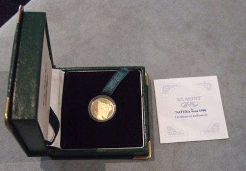 Natura 1/10 oz Gold Leopard 1998