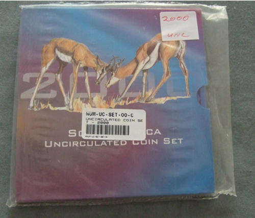 South Africa 2000 Uncirculated Coin Set Sealed As From The Mint