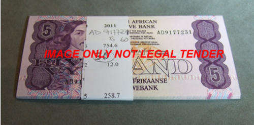 Run of 30 Notes R5 UNC G.P.C. De Kock