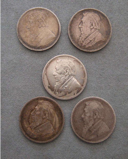 *Bulk Buy* ZAR Kruger 1895 Shilling x 5
