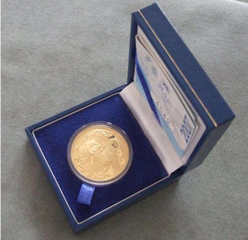 2007 1 oz 24 ct Gold Mandela/De Klerk In SA Mint Box