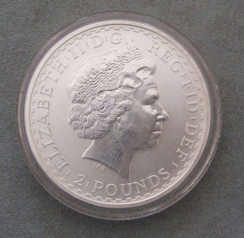 Britannia Great Britain 2 Pound 1998 1 oz 0,999 Silver