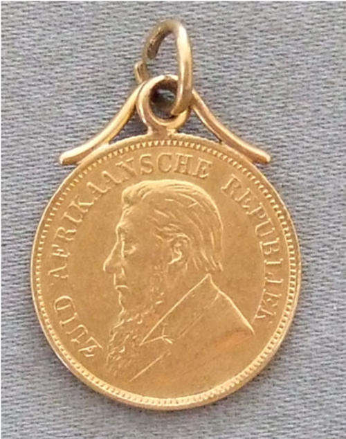 ZAR Kruger 1/2 Pond 1897 Pendant