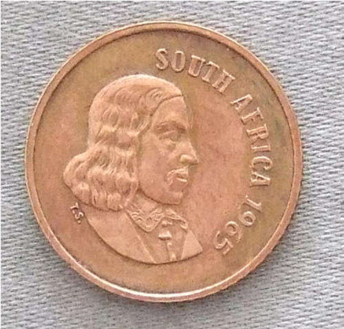 South Africa 1965 One Cent UNC