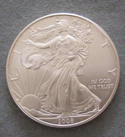 2008 American Eagle Bullion 1 oz UNC Coin