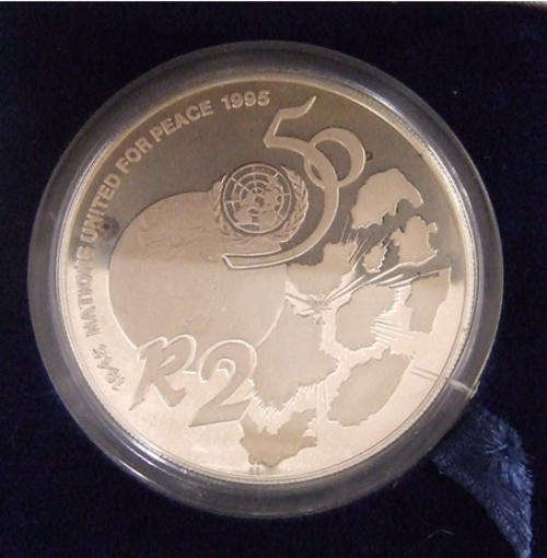 South Africa R2 Silver UN 1995