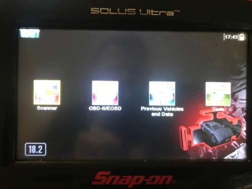 Snapon Snap-On Solus Ultra Diagnostic Scanner Scan Tool