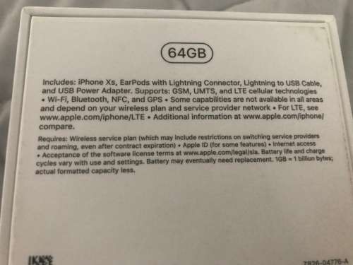 iPhone XS 64Gb