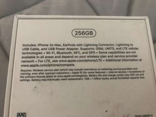 iPhone XS Max 256Gb