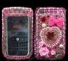 BLACKBERRY BLING COVER - FITS 9300/9330/8520/8530 -BACK & FRONT COVER
