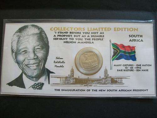 1994 Presidential Inauguration with a UNC R5 Coin Pack. Starting at R1