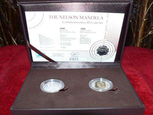 Nelson Mandela Commemorative R5 Coin Set