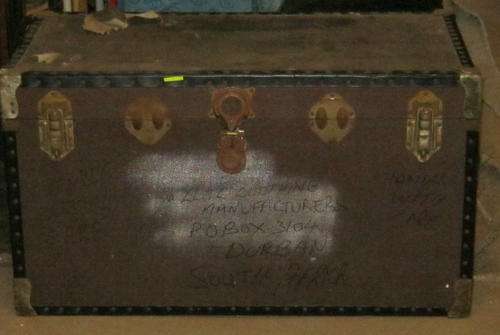 LARGE WOODEN TRUNK
