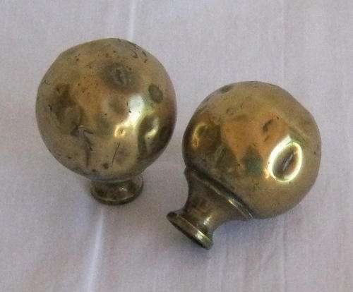 VINTAGE BRASS DOOR KNOBS